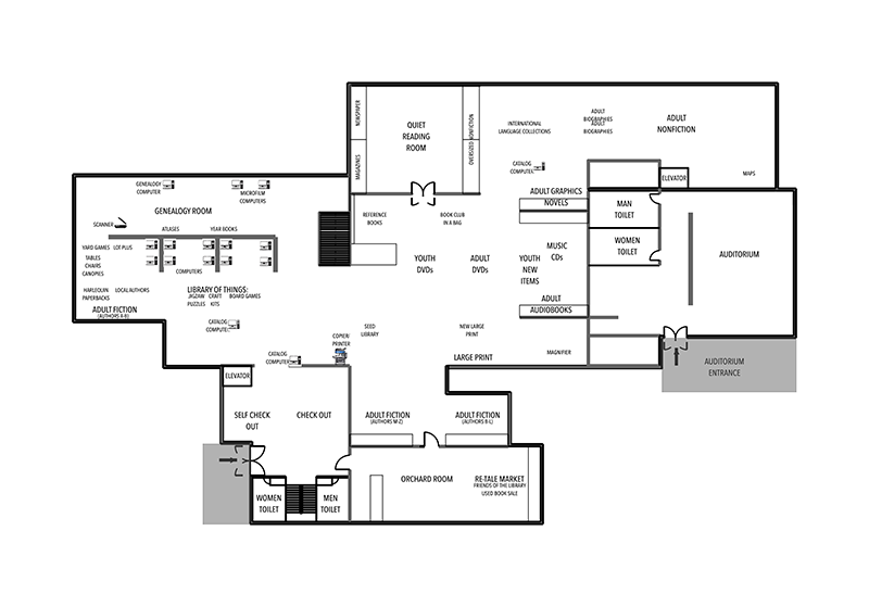 Building 1 original floor plan